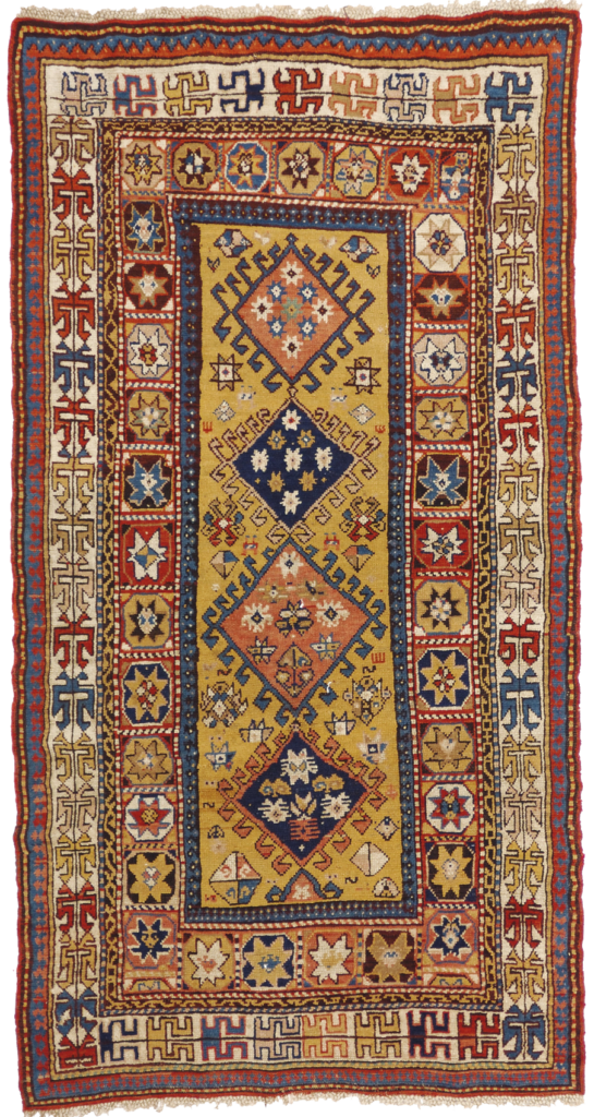 kazak antique carpet