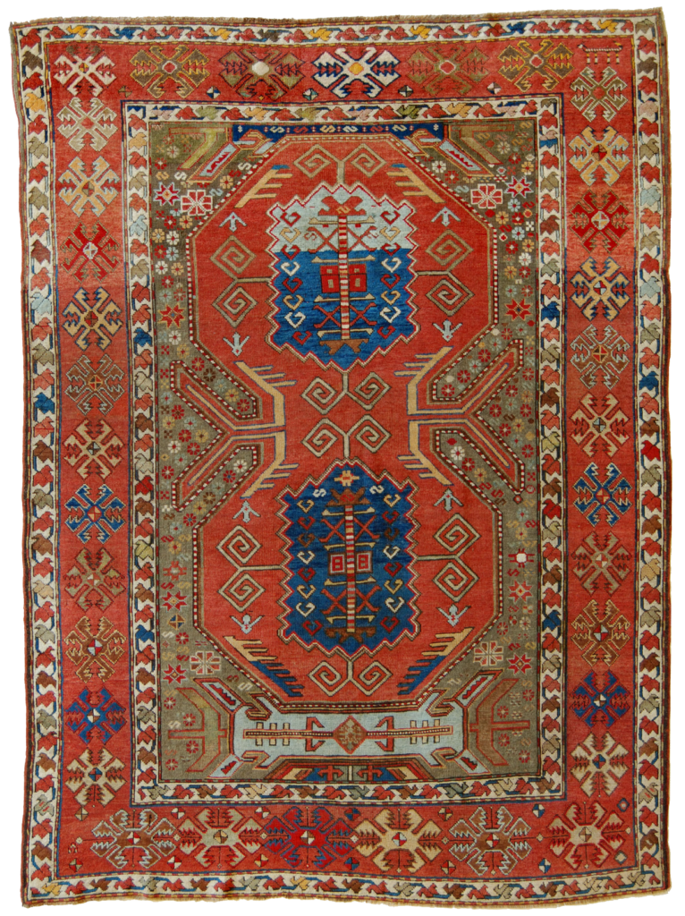 kazak antique carpet