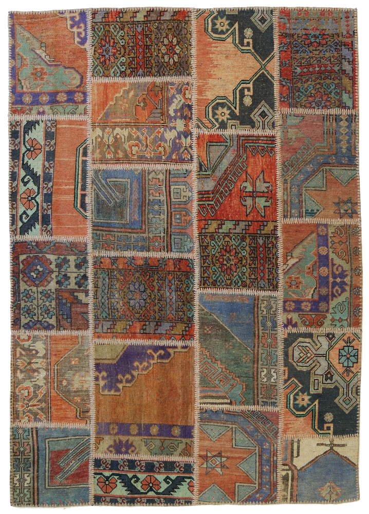 patchwork anatolian carpet
