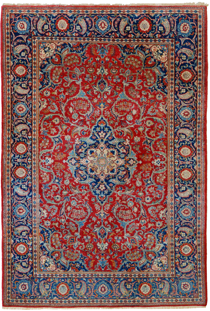 kashan persian carpet