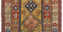 kazak antique carpet